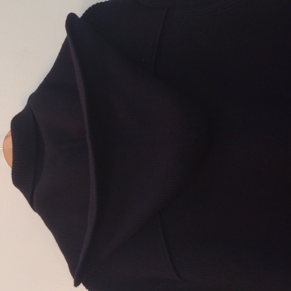 Vince Navy Blue Wool Duffel Coat/Cardigan/Sweater with Toggles (Large) - Picture 11 of 14